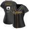 Black Golden Cade Cavalli Women's Washington Nationals Alternate Jersey - Replica Plus Size