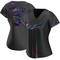 Black Holographic Cade Cavalli Women's Washington Nationals Alternate Jersey - Replica Plus Size