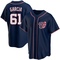 Navy Robert Garcia Men's Washington Nationals Alternate Team Jersey - Replica Big Tall