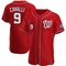 Red Cade Cavalli Men's Washington Nationals Alternate Jersey - Authentic Big Tall