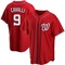 Red Cade Cavalli Men's Washington Nationals Alternate Jersey - Replica Big Tall