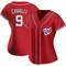 Red Cade Cavalli Women's Washington Nationals Alternate Jersey - Authentic Plus Size